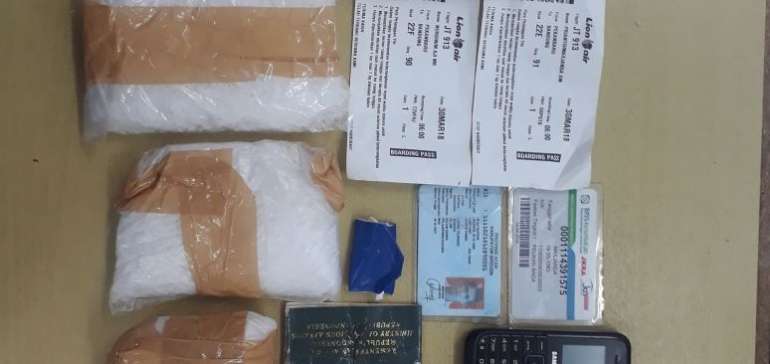  Pasutri Bawa Sabu Hampir 1 Kg ke Bandara Pekanbaru, Di Sini Disimpannya